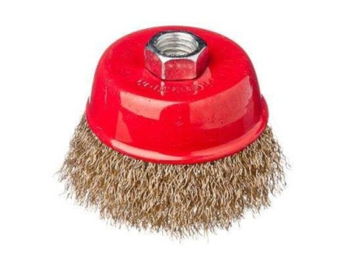 Щетка металл. ЕРМАК для УШМ  75мм/М14 чашка (80шт/кор)