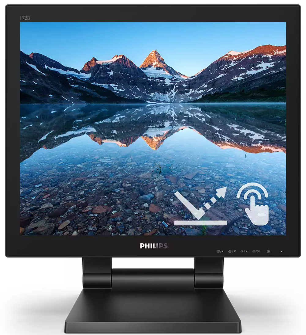 Монитор сенсорный 17'' PHILIPS 172B9TL Black