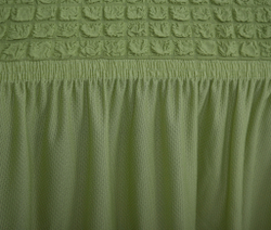 Чехол на угловой диван, цвет Зеленый светлый