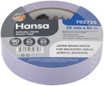Малярная лента Hansa Professional из японской рисовой бумаги для деликатных поверхностей, фиолетовая