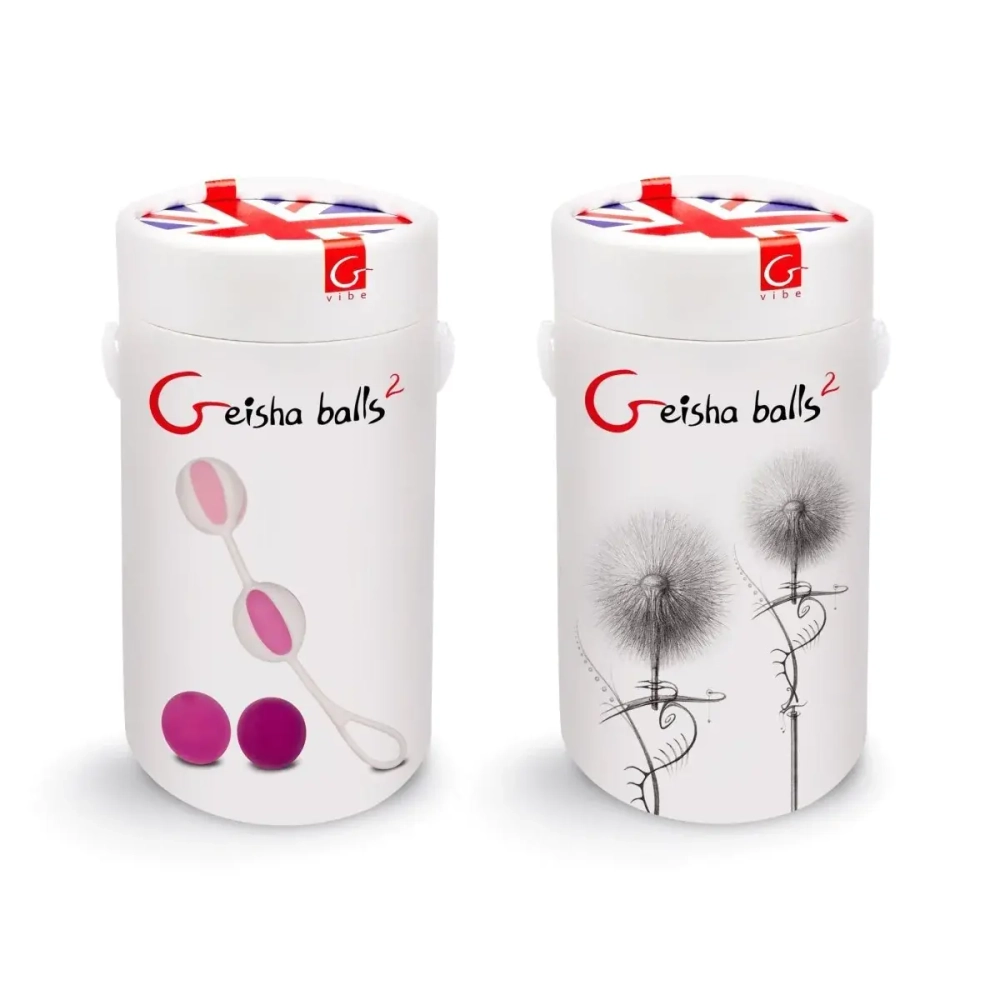 Gvibe Geisha Balls 2 - Шарики для тренировки интимных мышц, 3 см