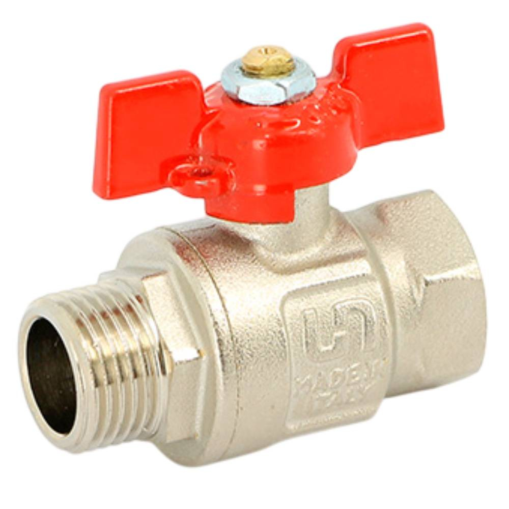 Кран Uni-Fitt НВ 1/2" полнопроходной, бабочка ETALON