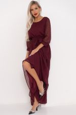 Платье Гретта (винный) Р11-1234/2 Nikol