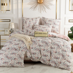 Комплект постельного белья Делюкс Сатин 100% хлопок на резинке LR434