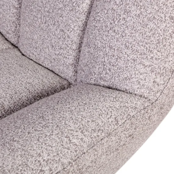 Крутящееся кресло Mateo, светло-серое букле