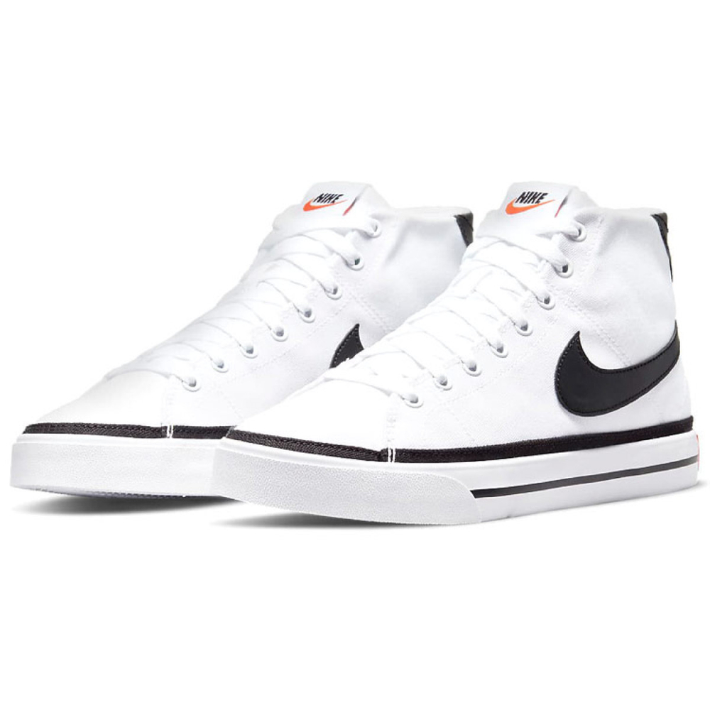 Кроссовки Nike Court Legacy Canvas Mid White Black