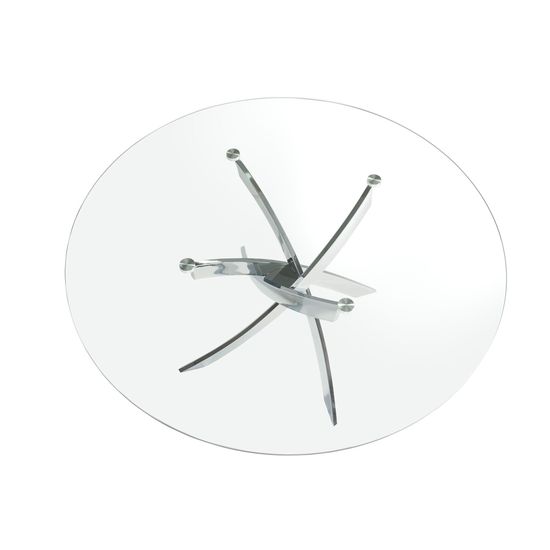 Стол обеденный F2133 /1061 стеклянный Ø130