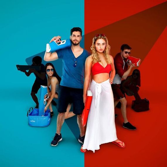 Ведро для краски SpyraBase, 15 литров, складное (Red / Красный)