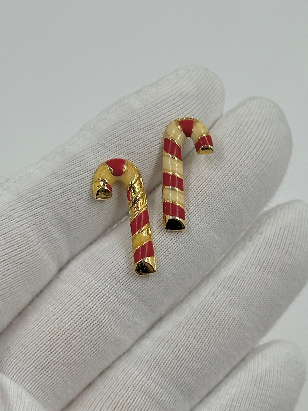 Серьги Карамельная трость