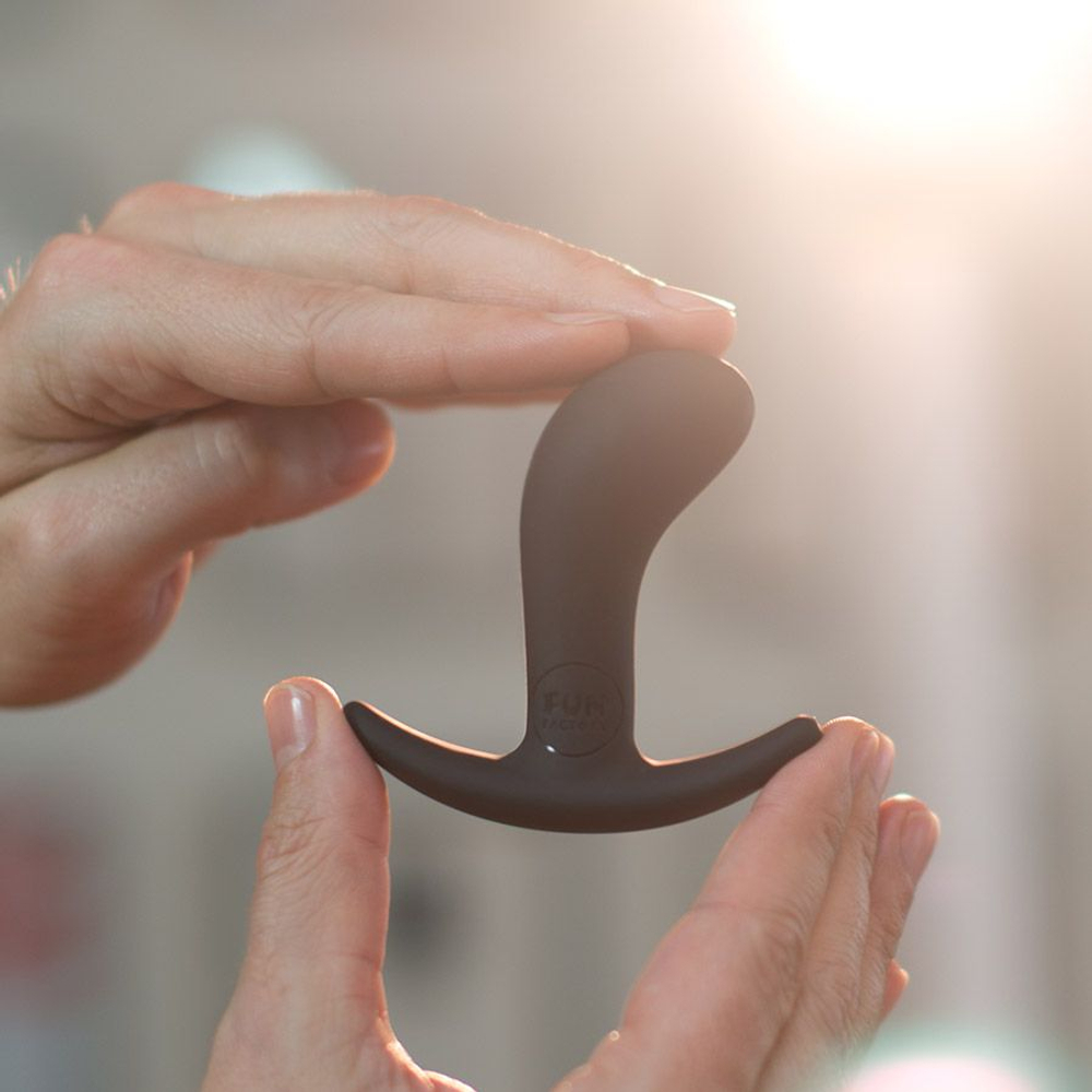 Черная анальная пробка Bootie S - 7,5 см. (Цвет: черный)