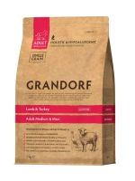 Grandorf Lamb & Turkey Medium&Maxi (Грандорф Медиум Макси) корм сухой ягненок и индейка для собак 3 кг