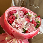 Букет «секрет Виктора» розы с альстромерией