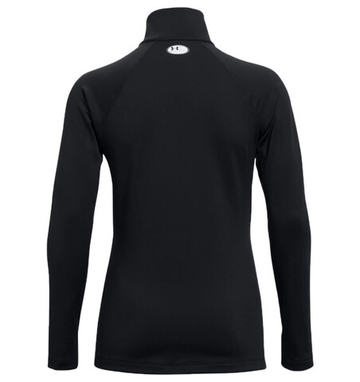 Женская Кофта теннисная Under Armour Women's ColdGear Authentics 1/4 Zip - черный
