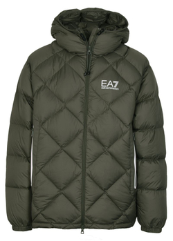 Куртка теннисная EA7 Man Woven Down - beetle