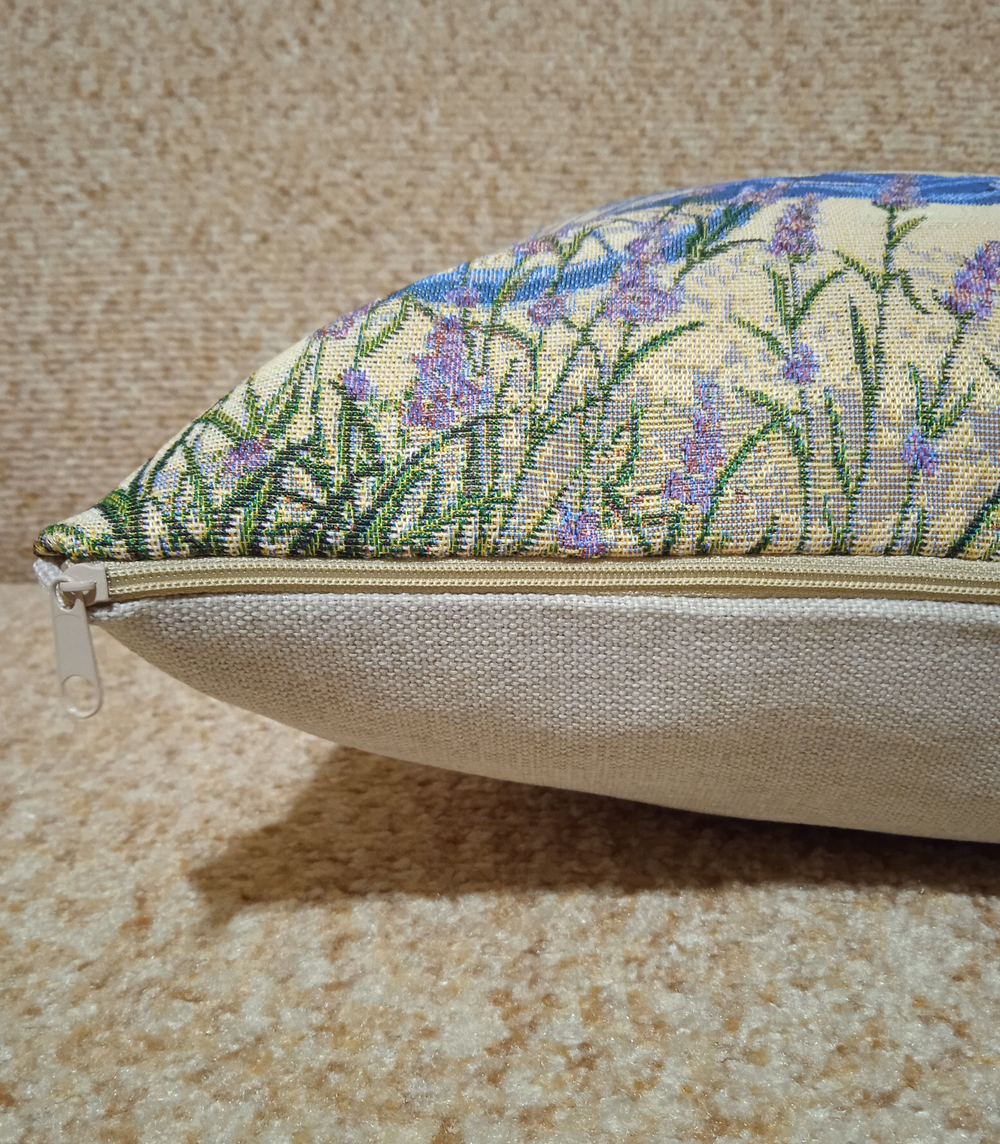 Декоративный гобеленовый чехол для интерьерной подушки Променад 38*38