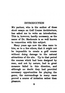 Golf Architecture Economy in Course Construction and Green-keeping | A. Mackenzie