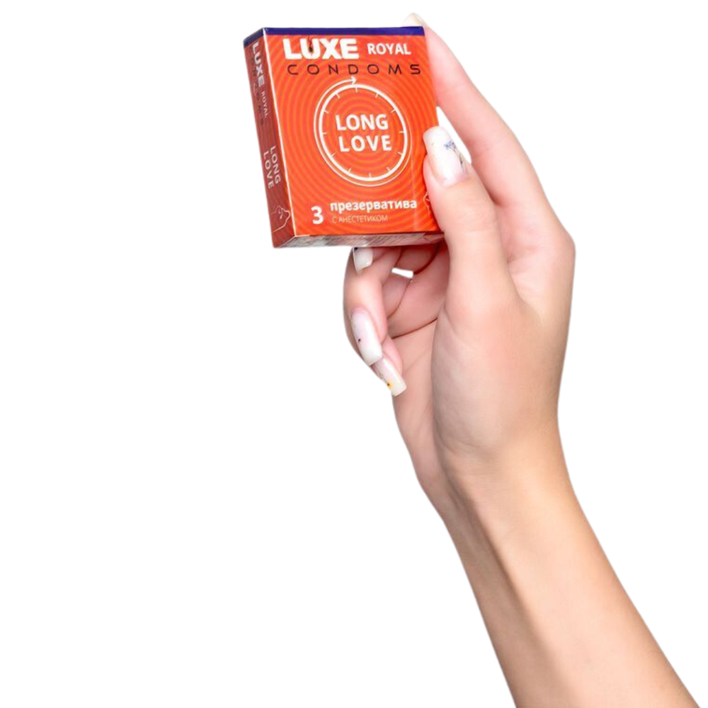 Презервативы с анестетиком Luxe Royal Long Love