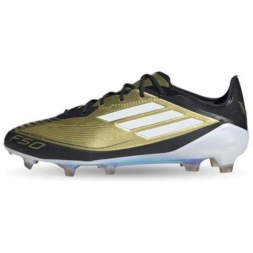 Элитные бутсы Adidas F50 Черные/золотой Унисекс