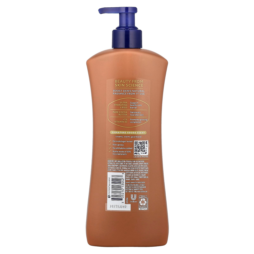 Vaseline, Cocoa Radiant®, лосьон для тела, для сухой и тусклой кожи, 600 мл (20,3 жидк. унции)