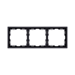 Рамка 3-постовая, черный матовый Kollinger Eclipse EC3BK