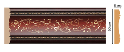Молдинг DECOMASTER 186-52 (60*8*2400мм)
