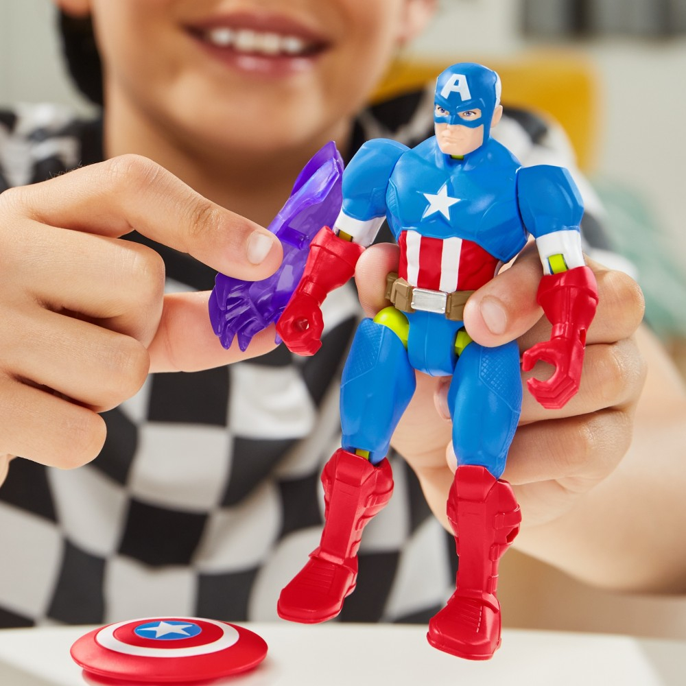 Hasbro Marvel MixMashers - Фигурка Капитан Америка 12 см Avengers F9267