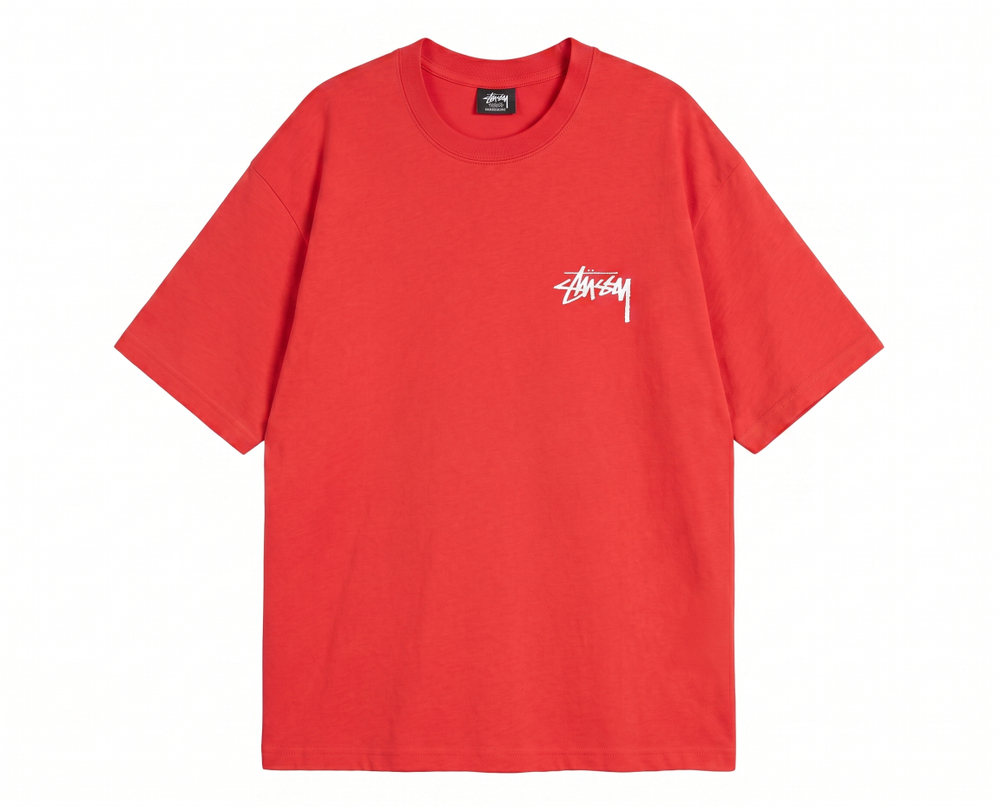 Футболка Stussy Fuzzy Dice Tee (Red)