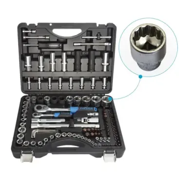 Набор инструментов 108+6пр. Premium 1/4''1/2(12гр.) 1/2''(17,19,21мм-6гр.) Forsage F-41082-9 PREMIUM