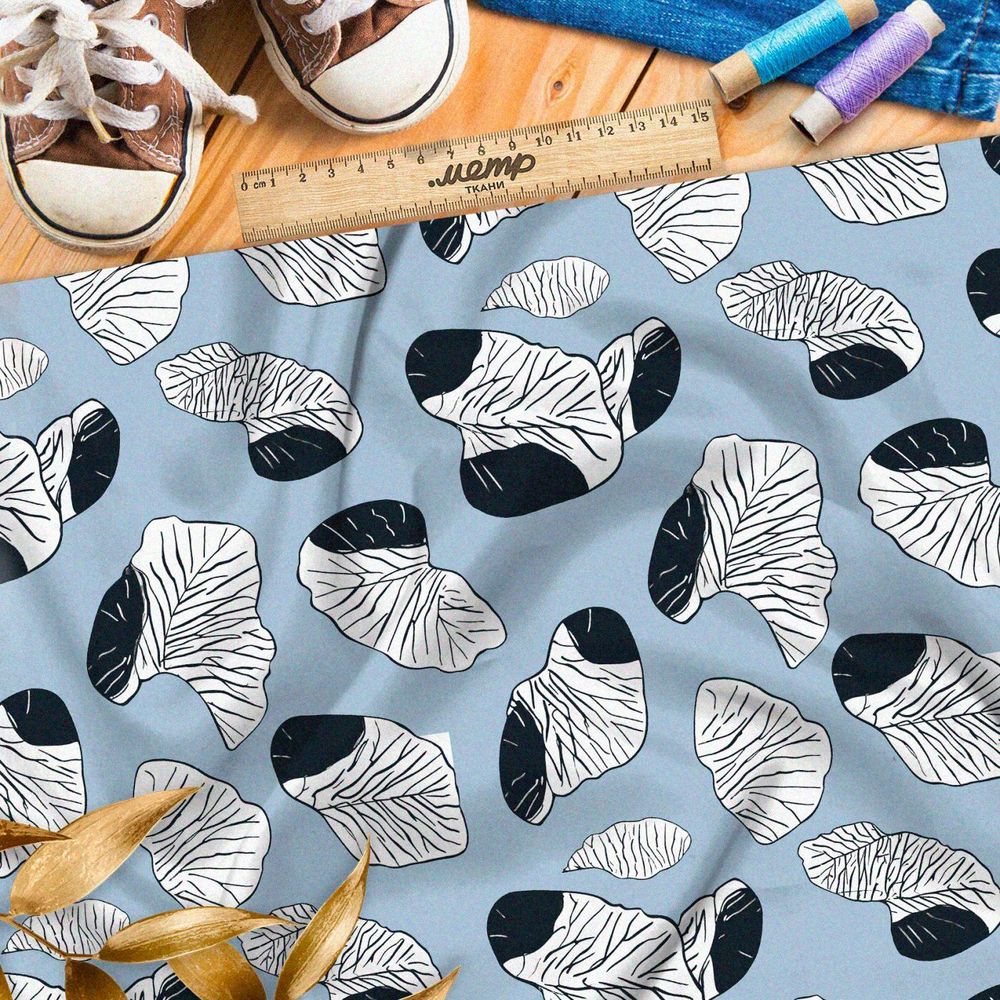 Ткань премиум интерлок шелковые сны