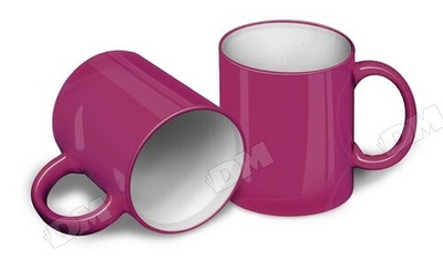 Кружка Хамелеон меняющая цвет Фуксия (BS)