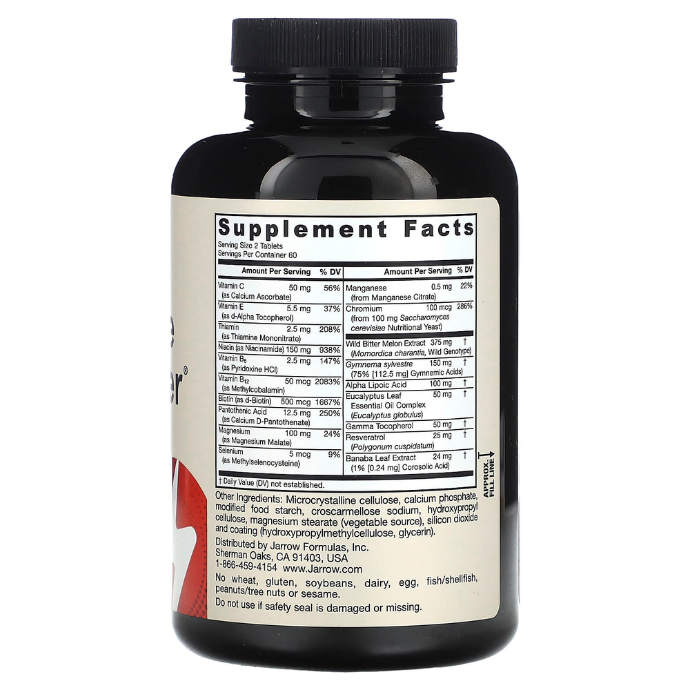 Jarrow Formulas, Glucose Optimizer, 120 таблеток