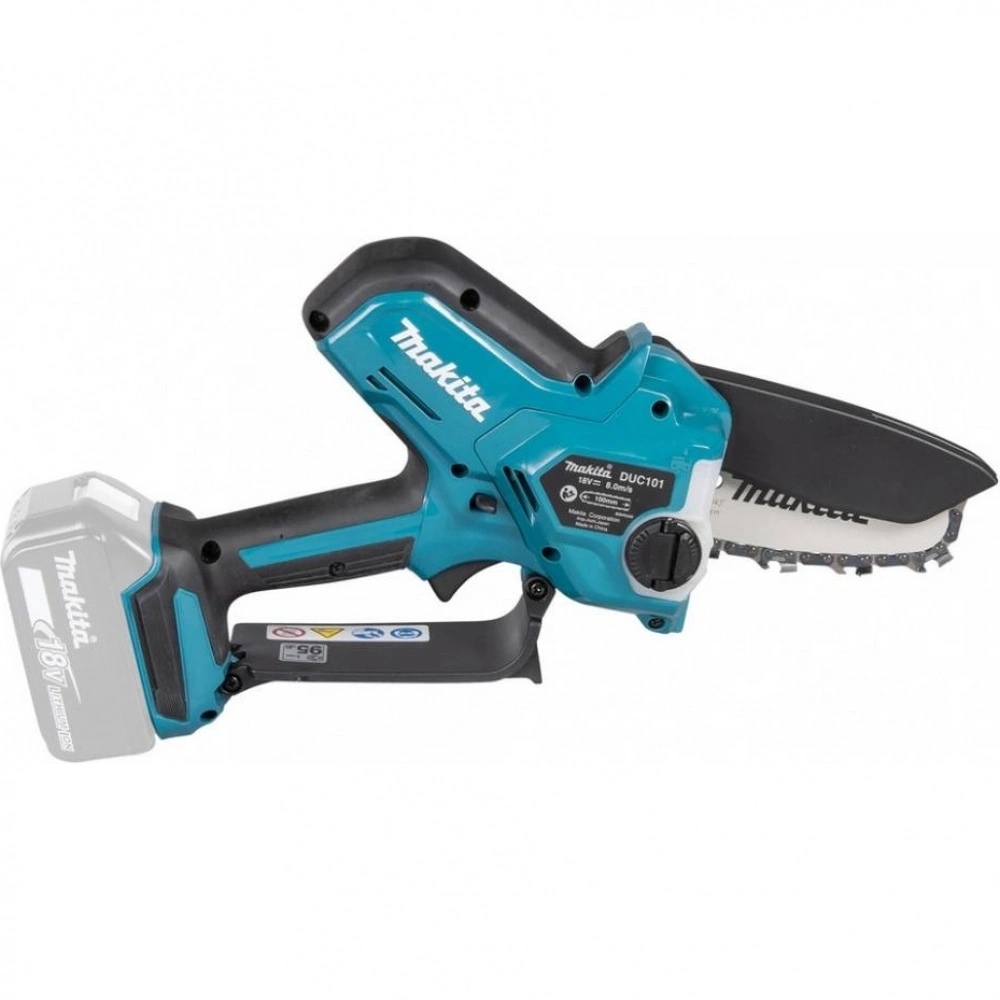 Пила цепная аккумуляторная Makita DUC101SF 320Вт шины:4"(10cm), 1 аккум. 3Ач ЗУ