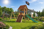 Деревянный игровой комплекс Савушка Lux - 2