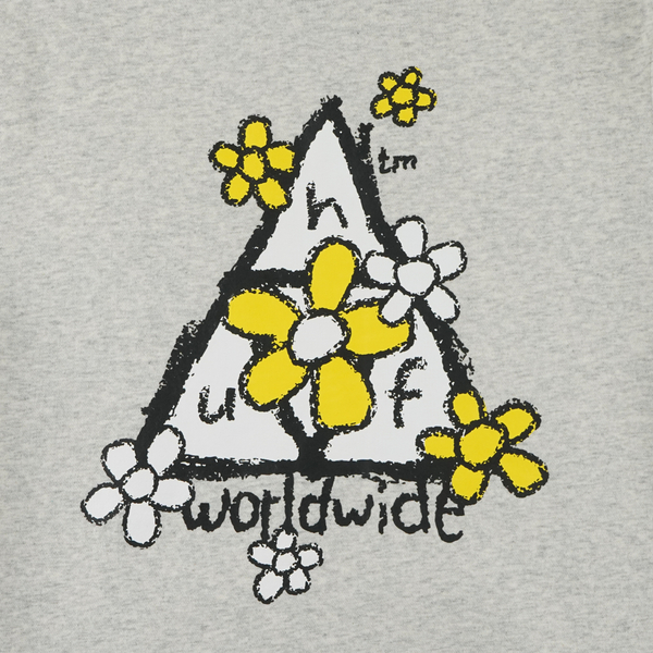 Толстовка мужская HUF Pushing Daisies артикул:PF00348-ATHHR - купить в магазине Дайс