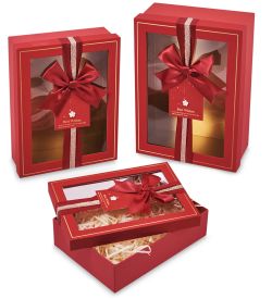 WF-170 Набор коробок из 3 шт, красный