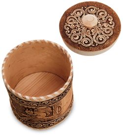 BST-605 Туесок «Белки» (береста)