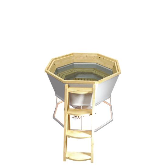 Банный чан до 4 человек на подставке