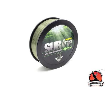 KORDA Леска Subline Green 0,43мм