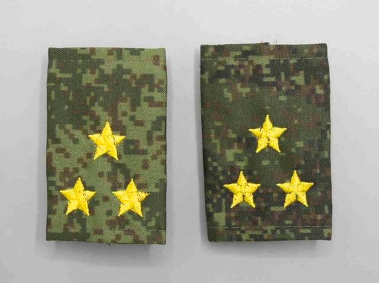 Фальшпогоны "ВКБО (ВКПО)" желт. (Полковник)
