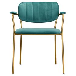 Стул Eirill, велюр, темно-зеленый