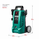 Минимойка ЗУБР АВД-140, мощность 1,7 кВт, давление 140 бар, шланг 5 м