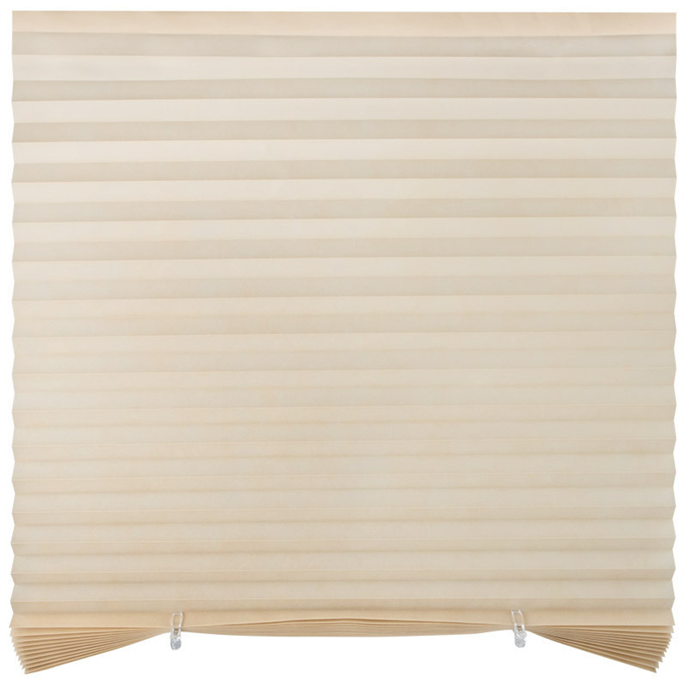 Шторы-плиссе самоклеящиеся 90*180см Skandi, цвет бежевый