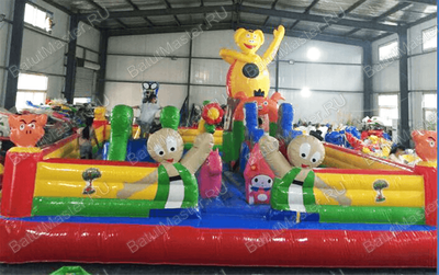 Коммерческий надувной батут "Озорные свинки"