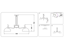 Ambrella Подвесная люстра Traditional TR9084