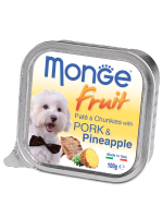 Влажный корм Monge Dog Fruit для собак, со свининой и ананасом 100 г