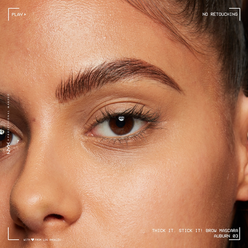 NYX Professional Makeup Thick it Stick It Brow Mascara - Тушь для бровей оттенок 03 Auburn, 7 ml
