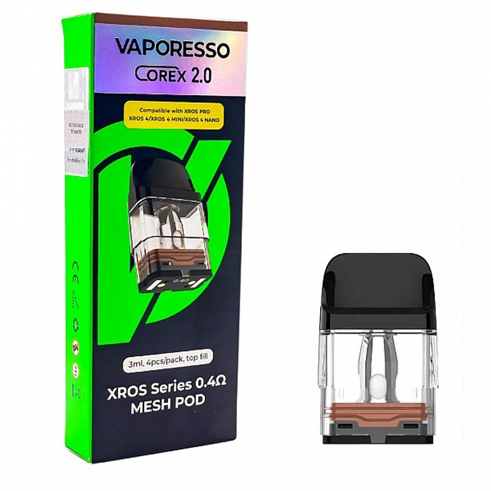 Vaporesso Corex 2.0 XROS 3ml, 0,4 oHm (4szt)