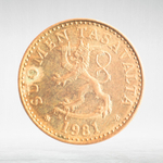 Finland, 20 Pennia, 1981, VF