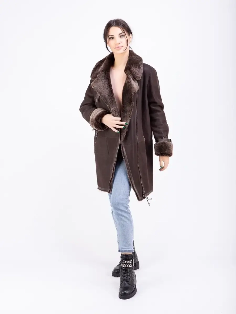 Дубленка женская натуральная Турция