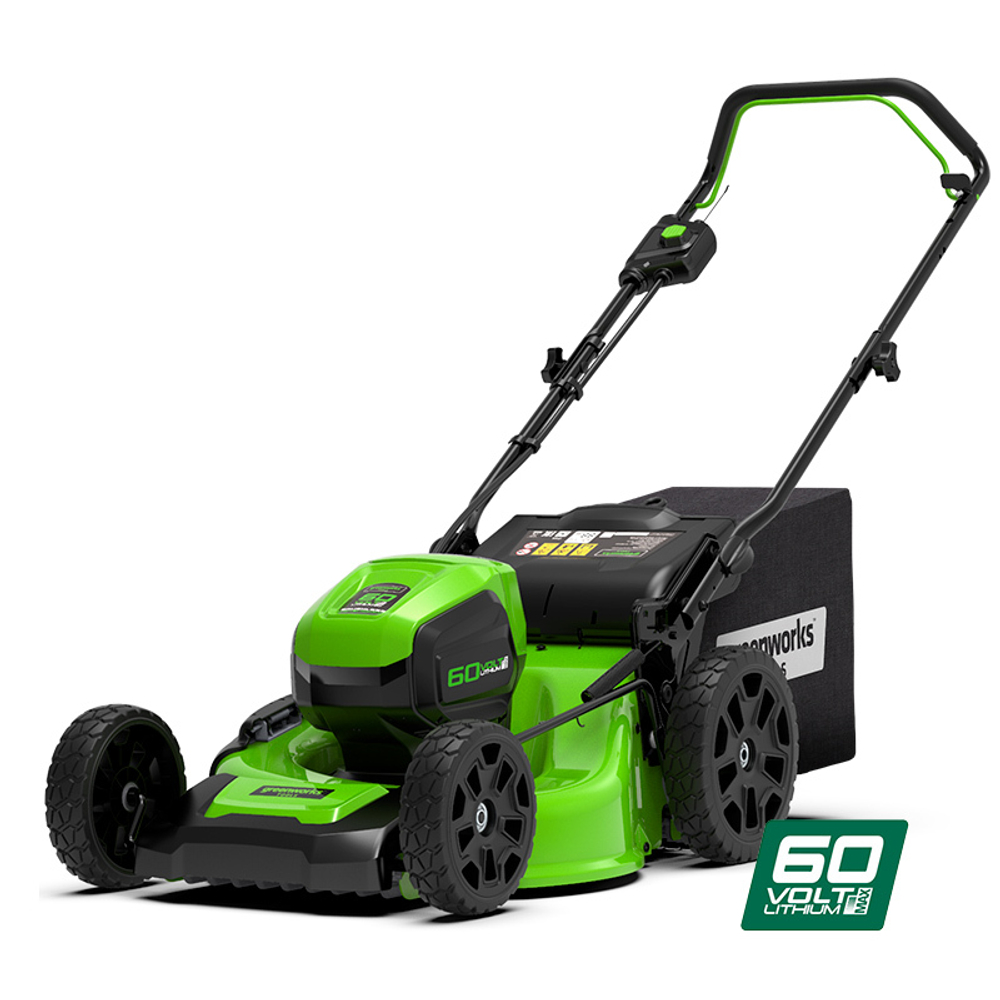 Газонокосилка аккумуляторная Greenworks GD60LM46HP, 60V, 46 см, без АКБ и ЗУ